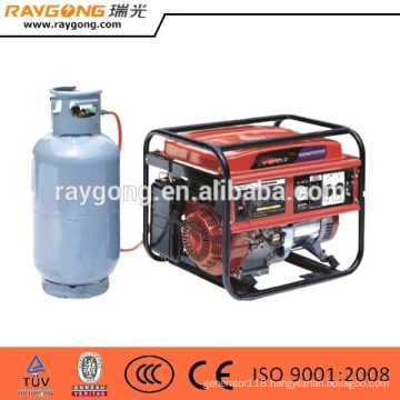 5kva lpg generator dual fuel gas gasoline generator